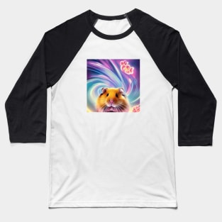 Cute Golden Hamster Baseball T-Shirt